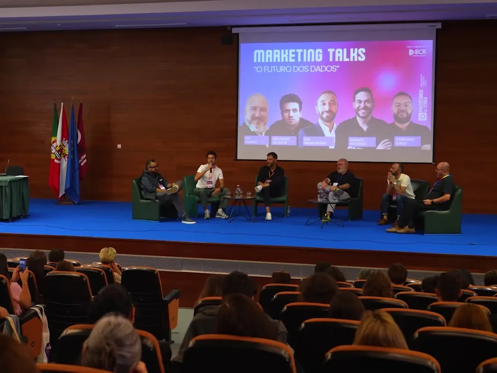 Painel Marketing Talks - O Futuro dos Dados, moderado por Miguel Maio, no RELACTION, Universidade de Leiria e Oeste (ULO), 2026